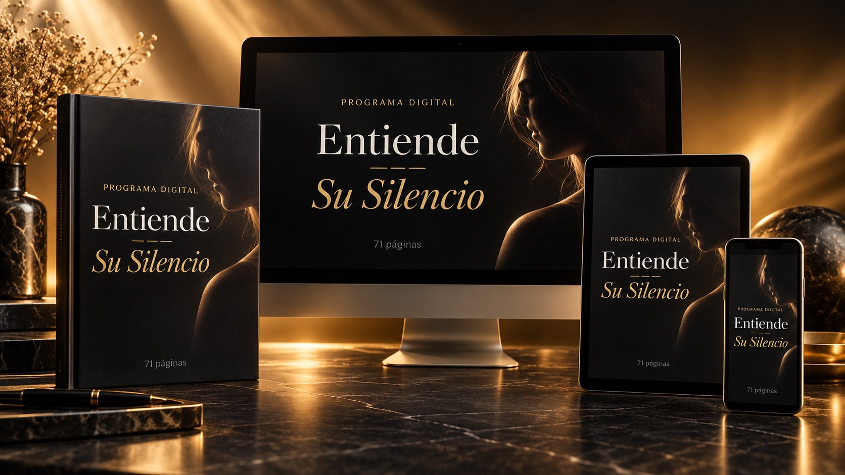 Entiende Su Silencio — disponible en libro, computadora, tablet y celular